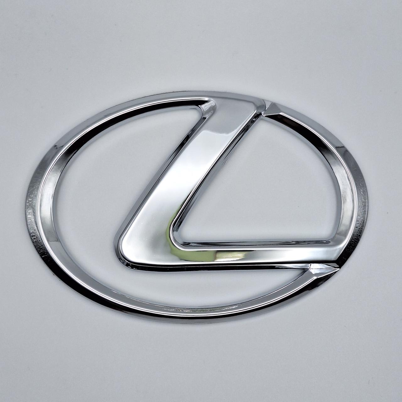 Эмблема Lexus ABS 130х89 мм Хром глянцевый (1947818304)