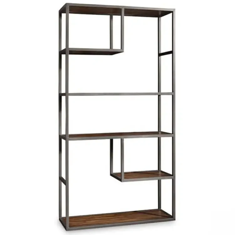 Стеллаж Loft NS-1664 с полками для работы и кабинет Черный (3075780117)