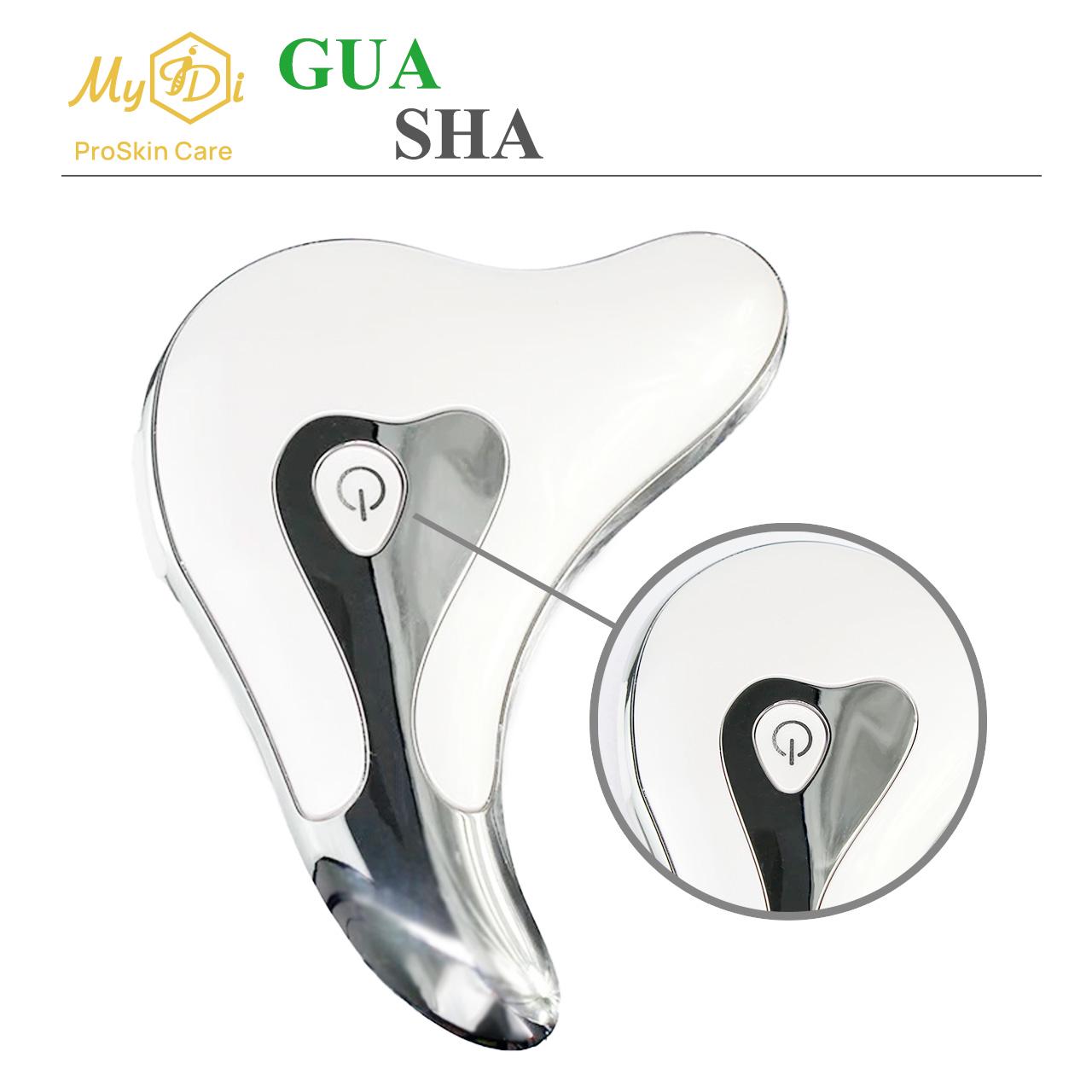 Ліфтинг-масажер мікротоковий для омолодження обличчя і тіла MyIDi Vibro Massager Gua Sha (A00014) - фото 7