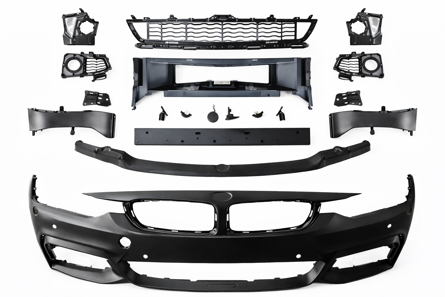 Бампер передний GBT M-Sport для BMW 4 серия F32/F33/F36 2012-2020 abs-пластик под покраску