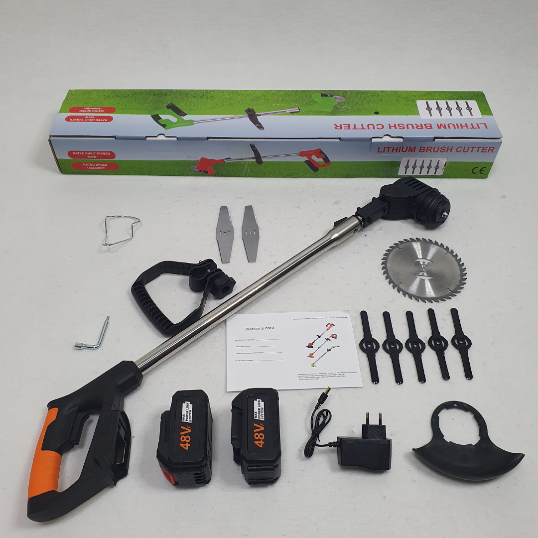 Триммер для газону з 2 акумуляторами 48V GTK-48-Orange - фото 2 Триммер для газону з 2 акумуляторами 48V GTK-48-Orange - фото 2