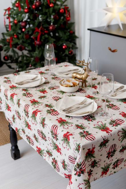 Скатертина Прованс Stripe Balls 180x136 см (42164) - фото 4 Скатертина Прованс Stripe Balls 180x136 см (42164) - фото 4