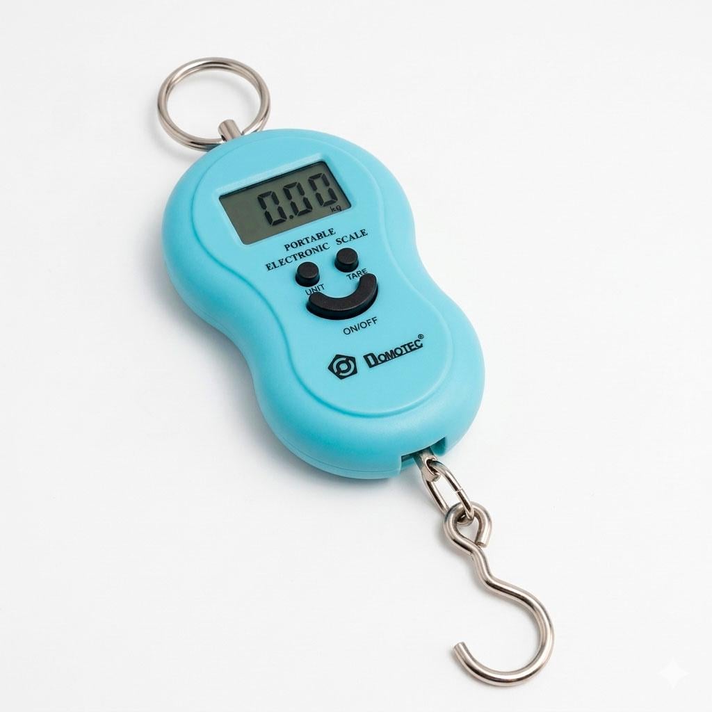 Кантер электронный Domotec MS-601 до 50 кг Голубой (1000011) Кантер электронный Domotec MS-601 до 50 кг Голубой (1000011)