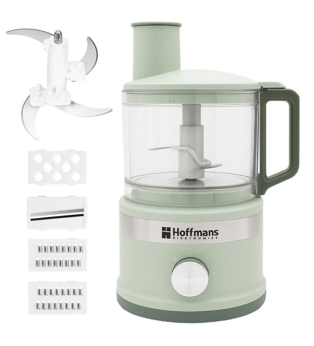 Измельчитель кухонный Hoffman 5в1 1000 Вт 2,5 л Оливковое (HM-2076) Измельчитель кухонный Hoffman 5в1 1000 Вт 2,5 л Оливковое (HM-2076)