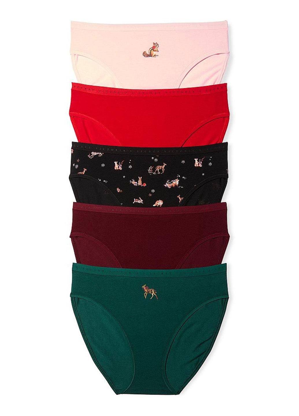 Набор трусиков Victoria's Secret XL 5 шт. Разноцветный (356000426023QK3XL)