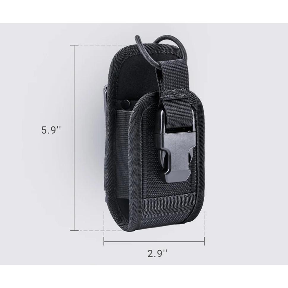 Чехол для рации на пояс Nextorch V24X-carry MOLLE нейлон стекловолокно 75x75x150 мм Black (7643bd4c) - фото 4