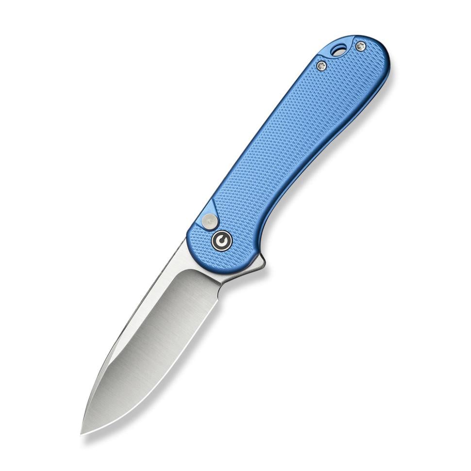 Туристичний ніж кишеньковий складаний Civivi Button Lock Elementum II C18062PD-2 Blue (54806) Туристичний ніж кишеньковий складаний Civivi Button Lock Elementum II C18062PD-2 Blue (54806)