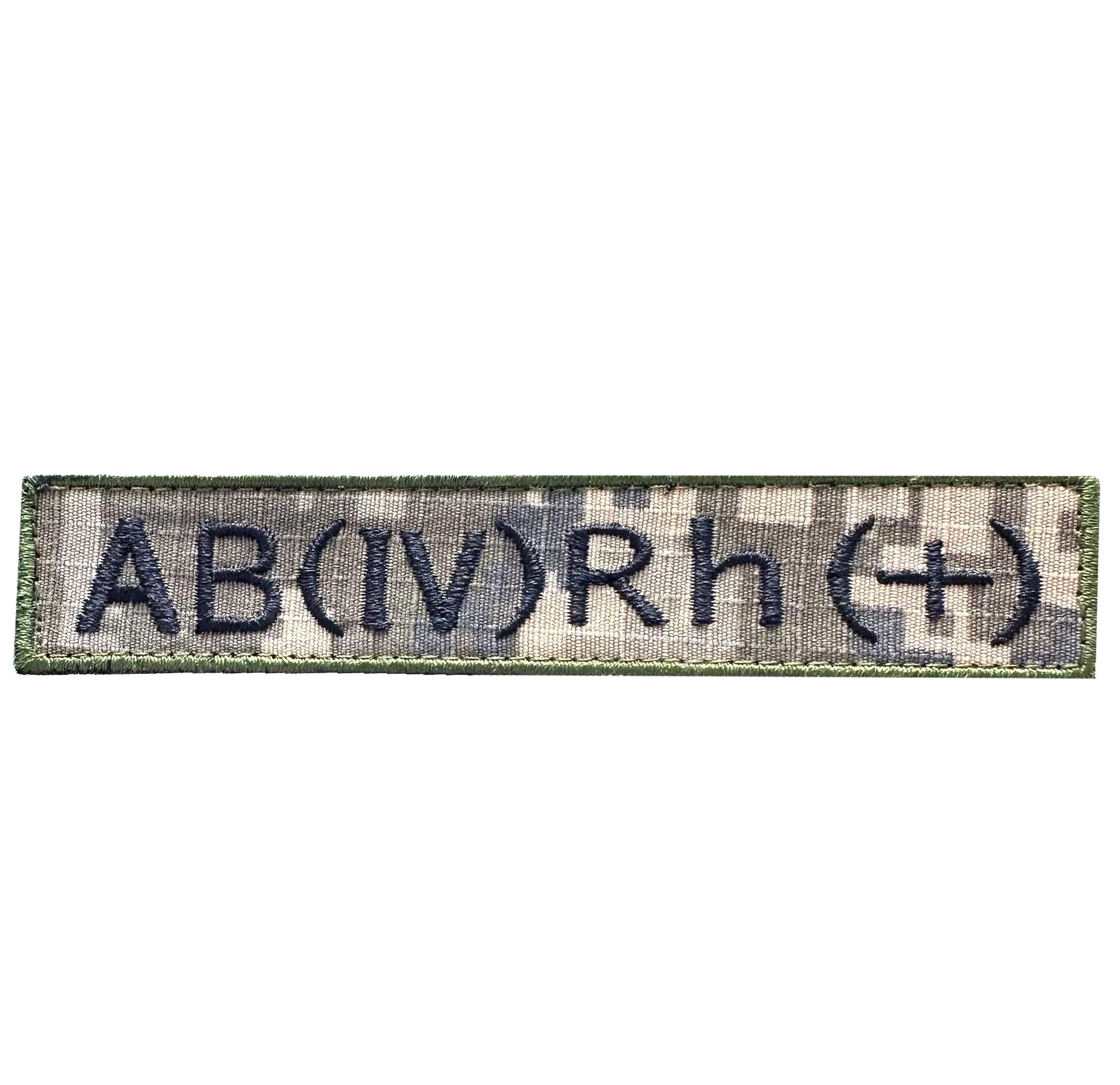 Шеврон-планка вышитый Группа крови "AB (IV) Rh (+)" четвертая положительная на липучке Пиксель (AB4RH+P) Шеврон-планка вышитый Группа крови "AB (IV) Rh (+)" четвертая положительная на липучке Пиксель (AB4RH+P)