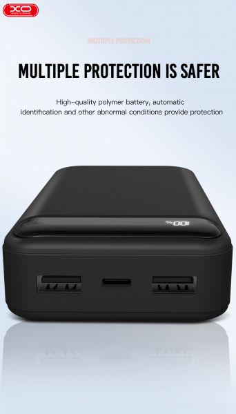 Повербанк Xo PR136 20000 mAh Black (1568098) - фото 6