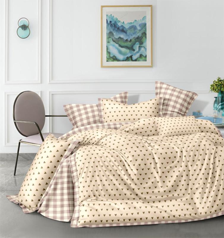 Комплект постільної білизни Кондор сатин полуторний 145х210 см (1984 145х210)