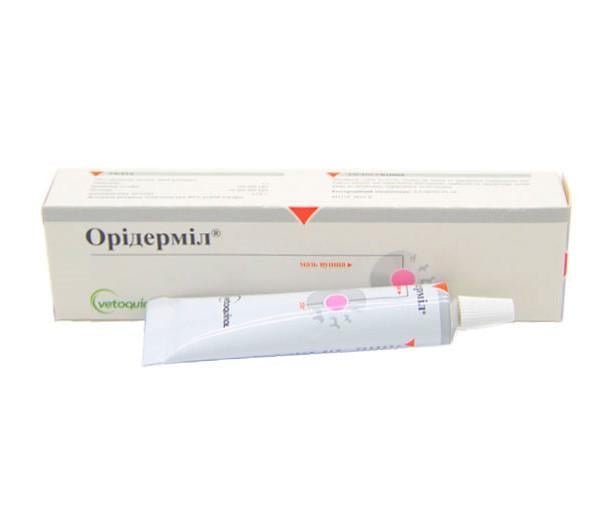Мазь ушная для собак и кошек Oridermyl Vetoquinol 10 г (104)