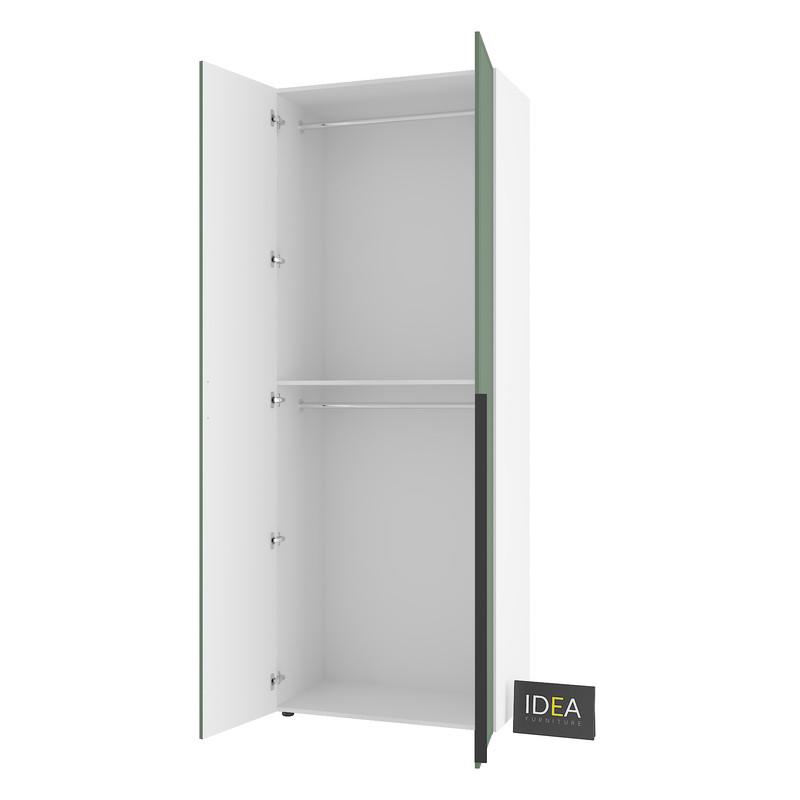 Шафа для одягу Idea С-7.1 з двома штангами Білий/Камуфляж (1804) - фото 4