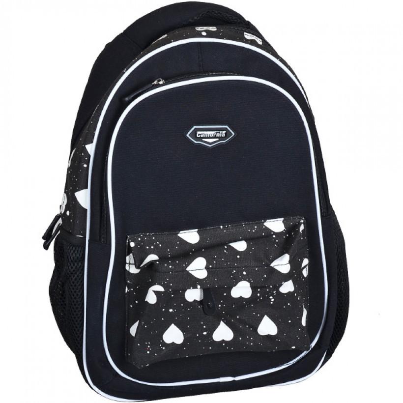 Рюкзак школьный Space California Сердечки 42х29х15 см (980527)