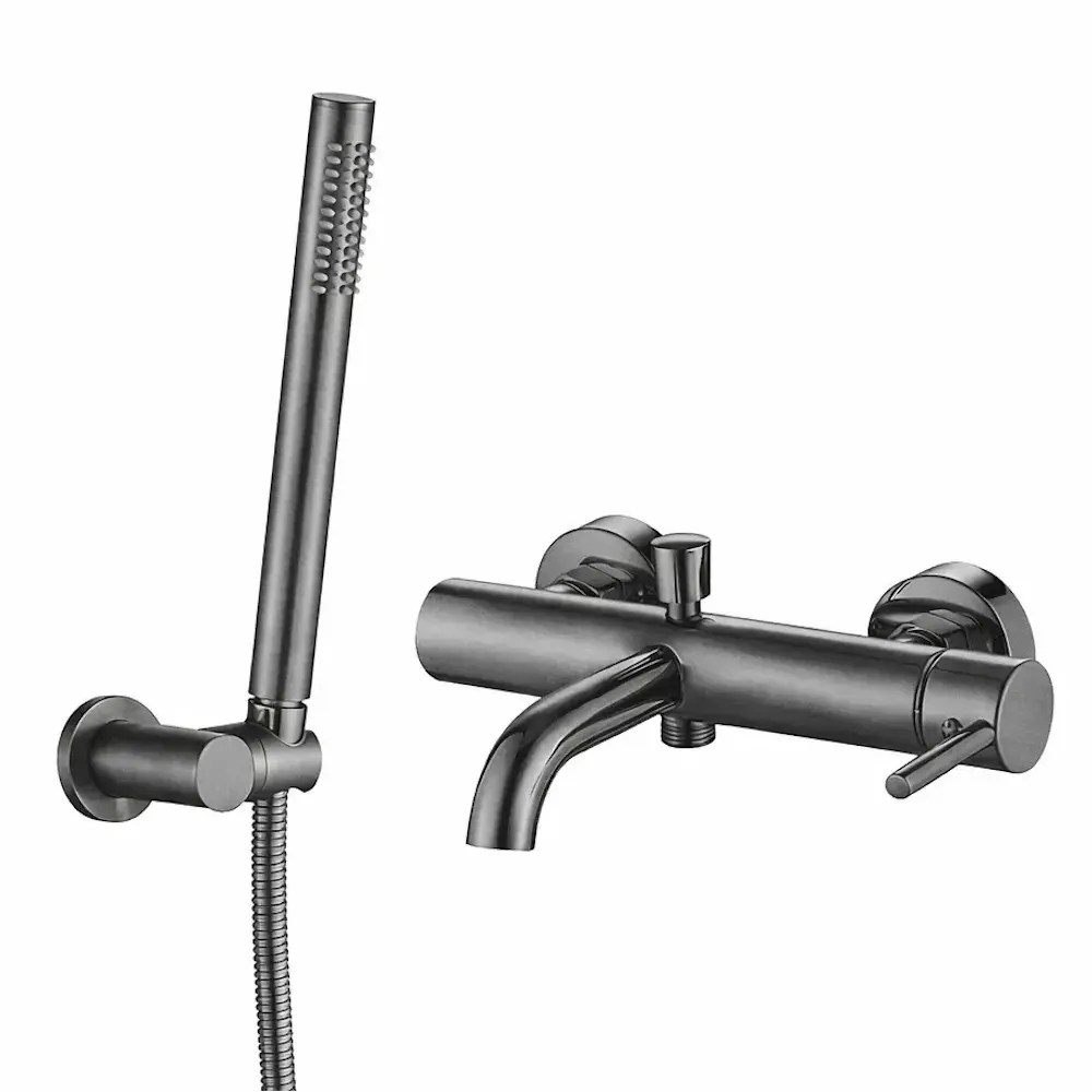 Смеситель для ванны VBI Milano однорычажный Графит (VBI-050106GR)