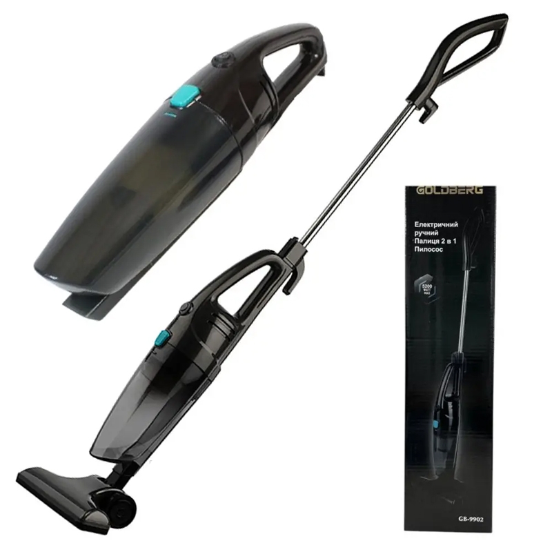 Пылесос Goldberg GB-9902 2в1 ручной вертикальный (tf7425) - фото 4 Пылесос Goldberg GB-9902 2в1 ручной вертикальный (tf7425) - фото 4