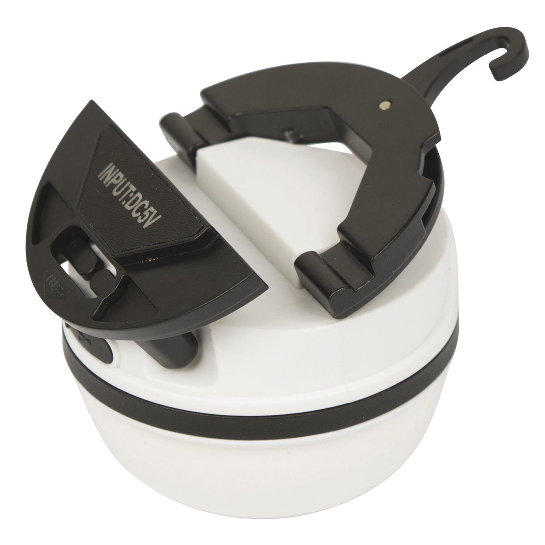 Ліхтар кемпінговий Bo-Camp Kuma Silicone Rechargeable 200 Lumen White/Black (5818808) - фото 7