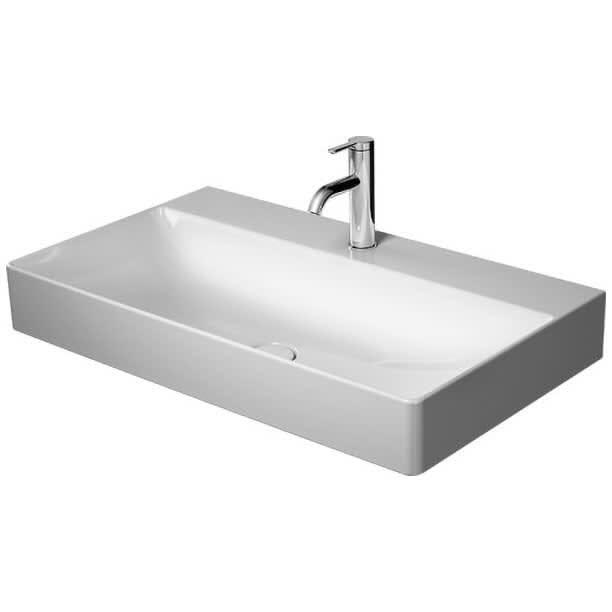 Умывальник подвесной DURAVIT DuraSquare 2353800041 800x470x145 мм Белый (130513) Умывальник подвесной DURAVIT DuraSquare 2353800041 800x470x145 мм Белый (130513)