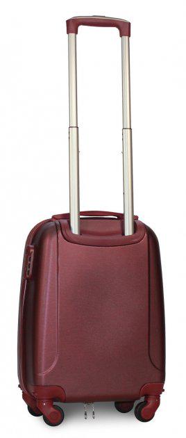Валіза пластикова Fly 310 XS міні ручна поклажа на 4 колесах Бордовий (CEKRBFL310XM4BOD) - фото 3