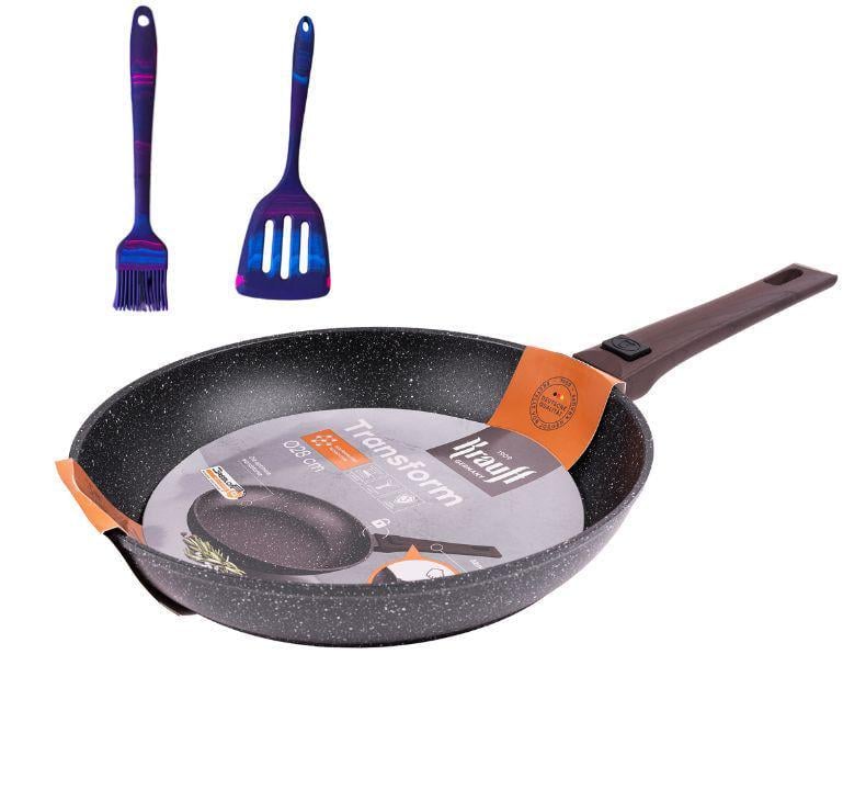Сковорода Krauff Transform 28 см с лопаткой и кисточкой (55-333-474)