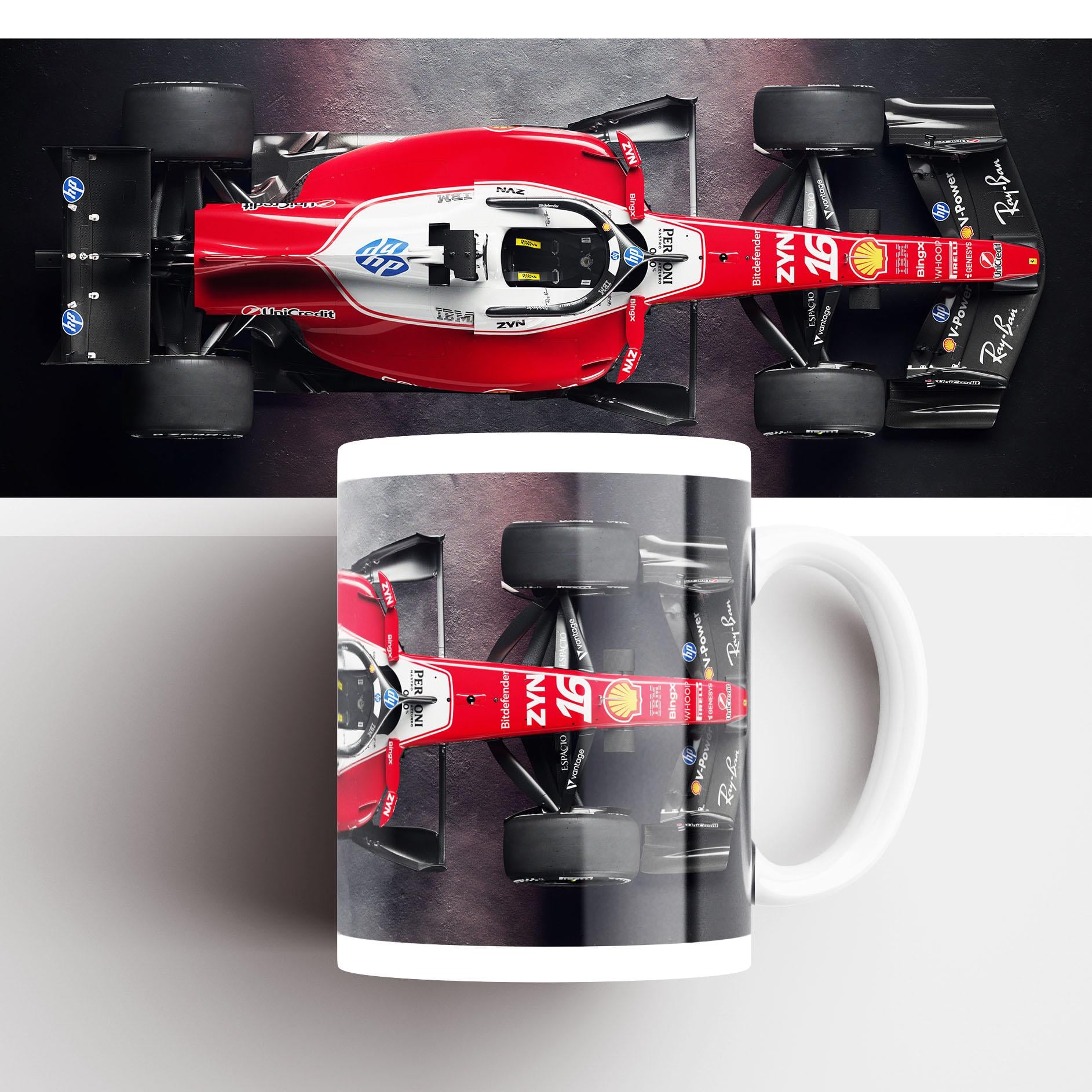 Чашка с фотографией Ferrari SF-26 330 мл (33852862)
