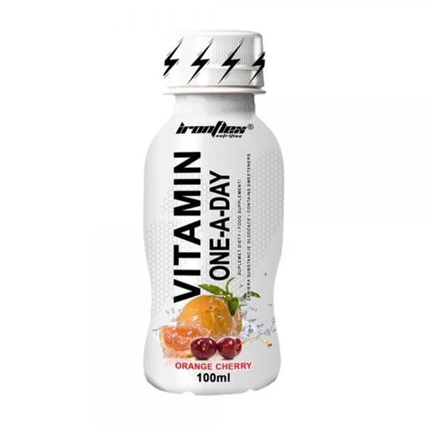 Витаминно-минеральный комплекс для спорта IronFlex Vitamin One-A-Day Shot 100 мл 1 порция Orange Cherry (000024814)