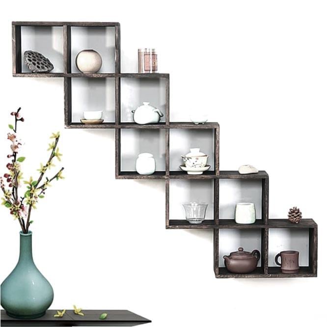 Полка для кружек из дерева Дилават Мокко (СДК-010910)