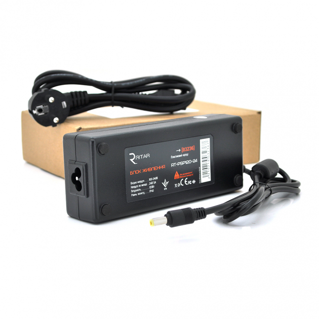 Импульсный блок питания Ritar RTPSP 120-24 24В 5А (120Вт)