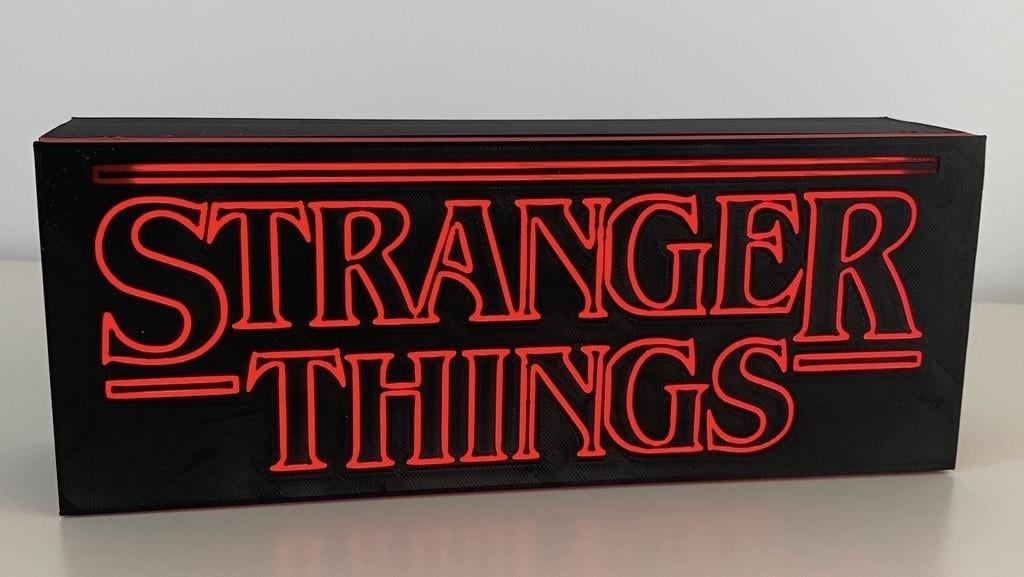 Декоративная лампа Stranger Things Lamp до 15 см