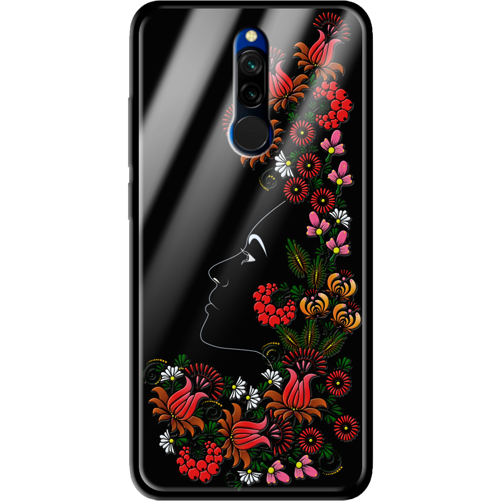 Чохол Boxface Xiaomi Redmi 8 3D Ukrainian Muse Чорний силікон зі склом (38411-bk64-39408) - фото 1