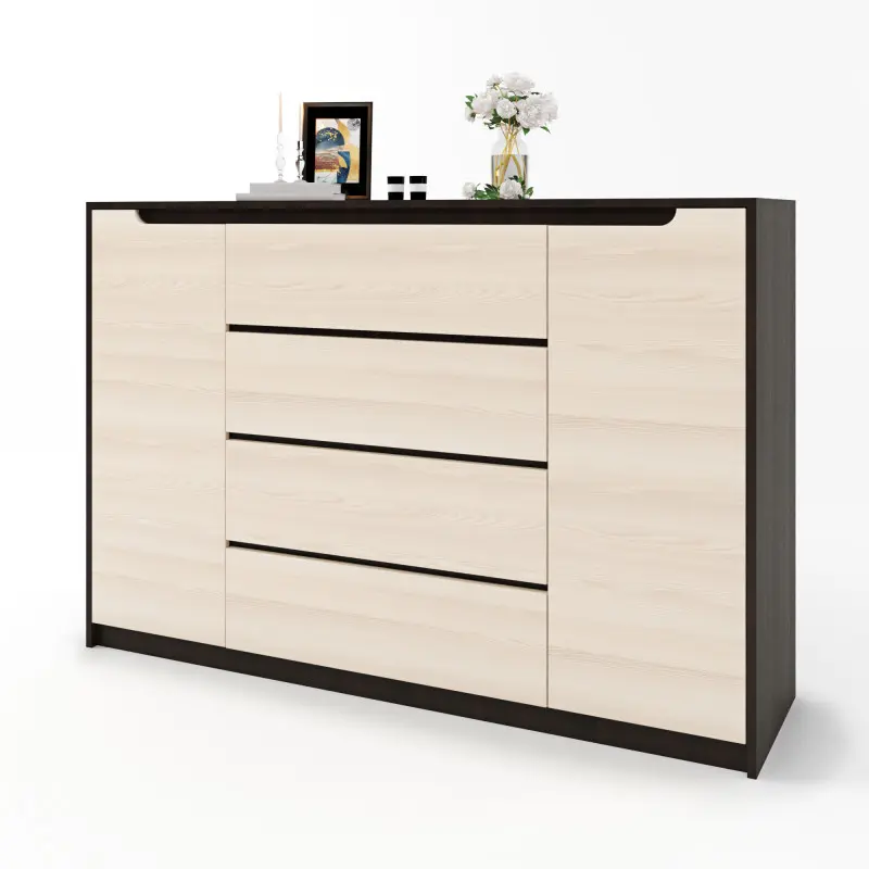 Комод Еверест Мікс-3 Венге темний/Дуб молочний (26813151) Комод Еверест Мікс-3 Венге темний/Дуб молочний (26813151)