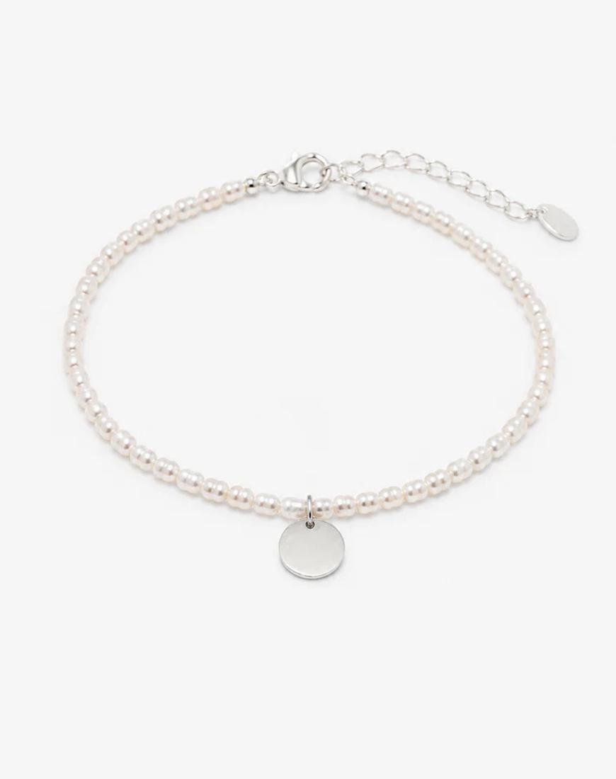Анклет Pearl Coin жіночий SILVER STORIES срібний One size
