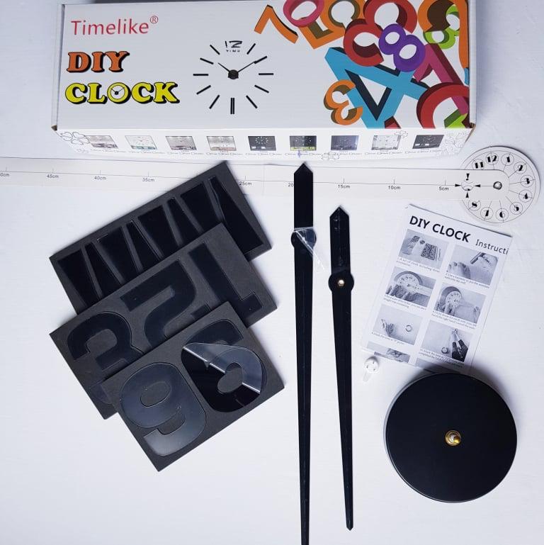 Годинник настінний 3D Timelike Арабські 2 100 см Чорний (1482208) - фото 4 Годинник настінний 3D Timelike Арабські 2 100 см Чорний (1482208) - фото 4