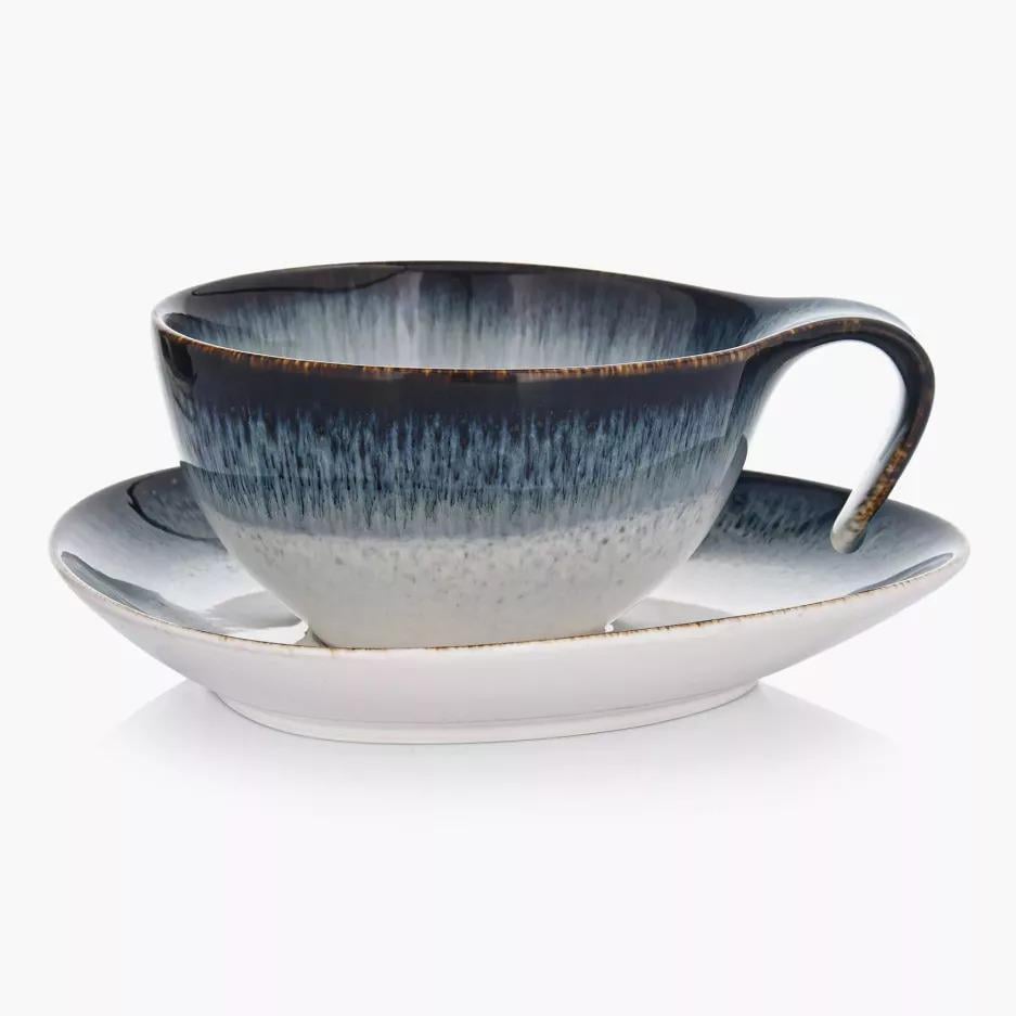 Чашка с блюдцем DUKA TIME DIM 350 мл Синий (2220793) Чашка с блюдцем DUKA TIME DIM 350 мл Синий (2220793)