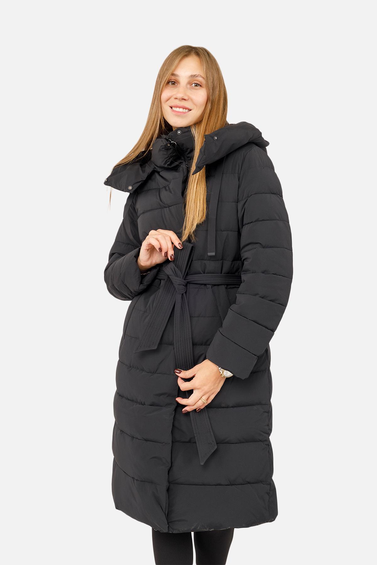 Куртка женская ЦБ-00256270 р. 40 Черный (28421966) - фото 6 Куртка женская ЦБ-00256270 р. 40 Черный (28421966) - фото 6