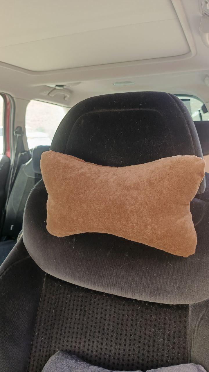 Подушка для авто Светло-коричневый (1909) - фото 4 Подушка для авто Светло-коричневый (1909) - фото 4