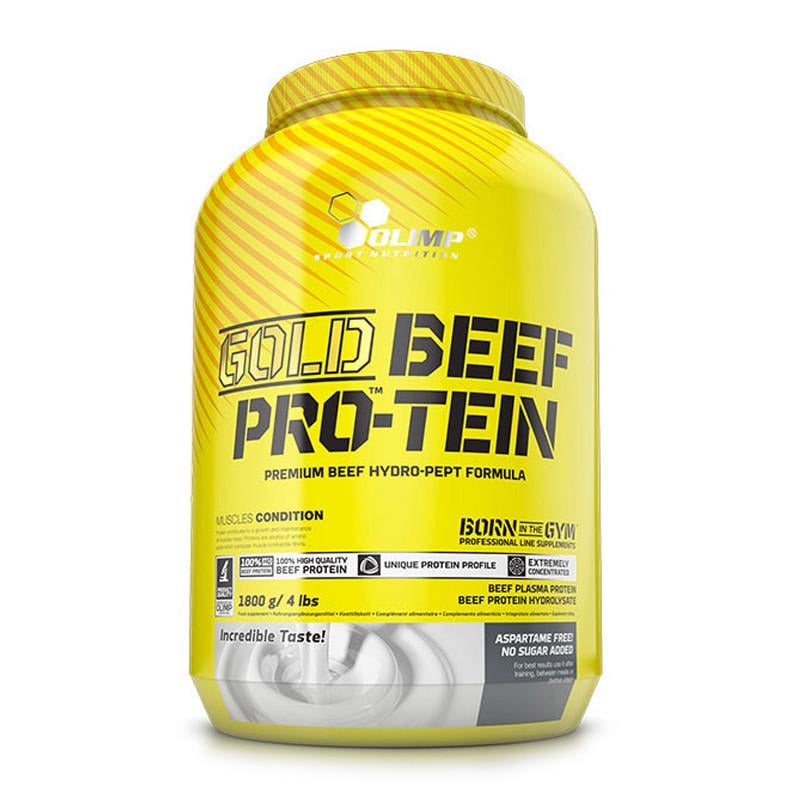 Протеин говяжий Olimp Gold Beef Pro-Tein печенье и крем 1,8 кг (06686-01)