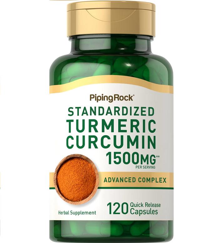 Куркума Piping Rock Turmeric Curcumin Standardized Advanced Complex 1500 mg (per serving) 120 Caps