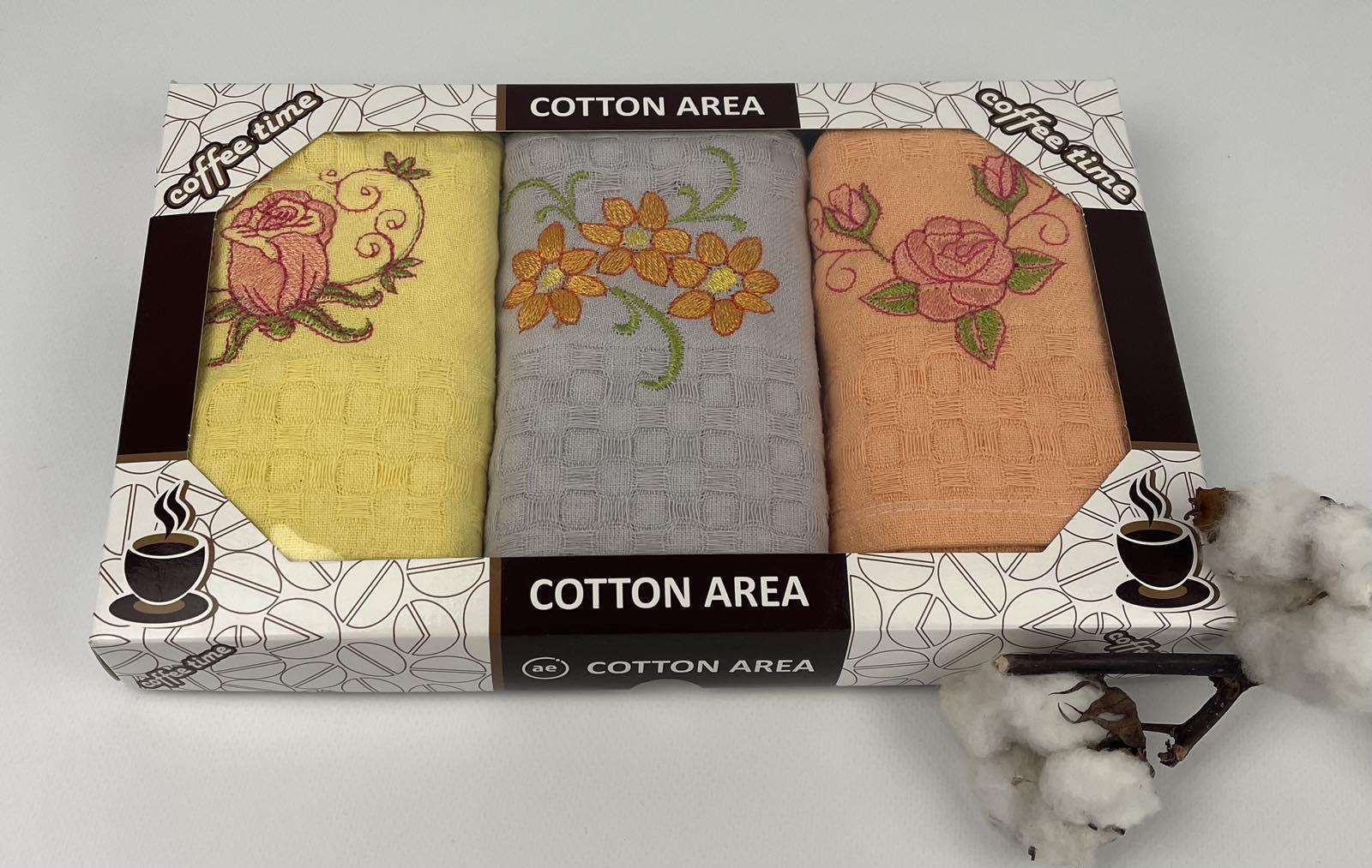 Полотенца вафельные Meteor Fresh Fruits 15 3 шт. (CN27150)