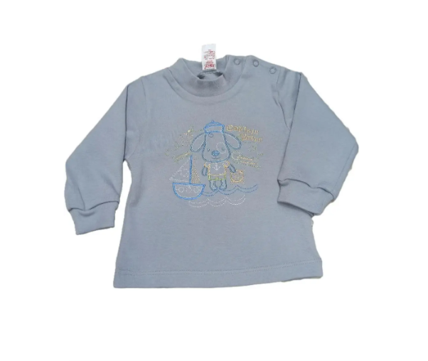 Гольф на мальчика Bembi ГФ 22 р. 68 Серый