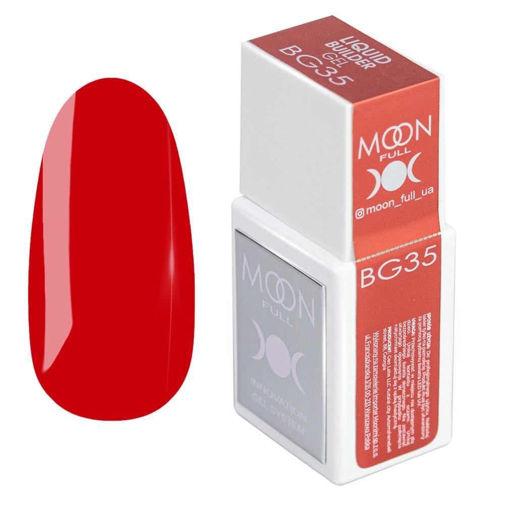 Гель для наращивания моделирующий Moon Full Liquid Builder Gel №BG35 15 мл