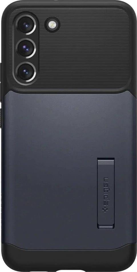 Чехол противоударный с подставкой Spigen Slim Armor для Samsung Galaxy S22 Slate ACS04014 SM-S906