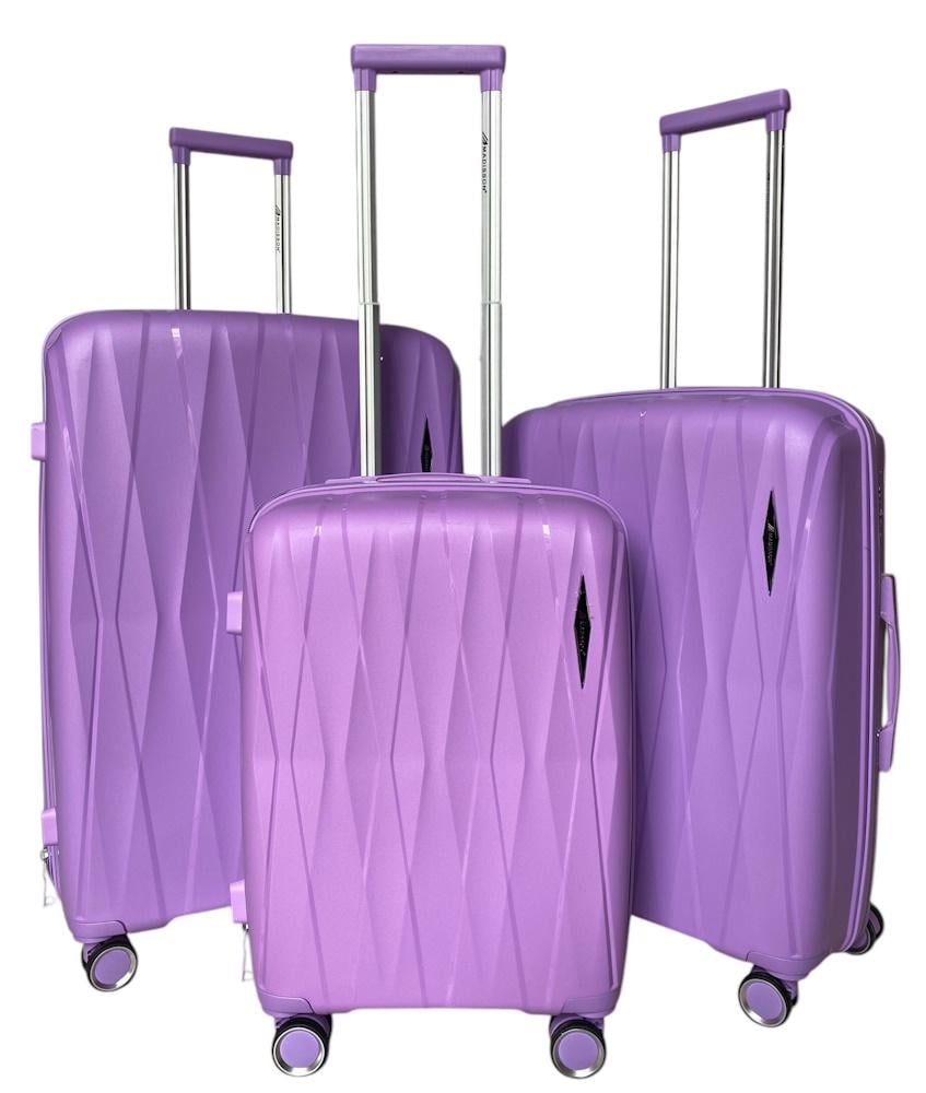 Комплект чемоданов Madisson Snowball 51103 Фиолетовый (02e4a485c0d22abf196fa1df1d2f6e3d)