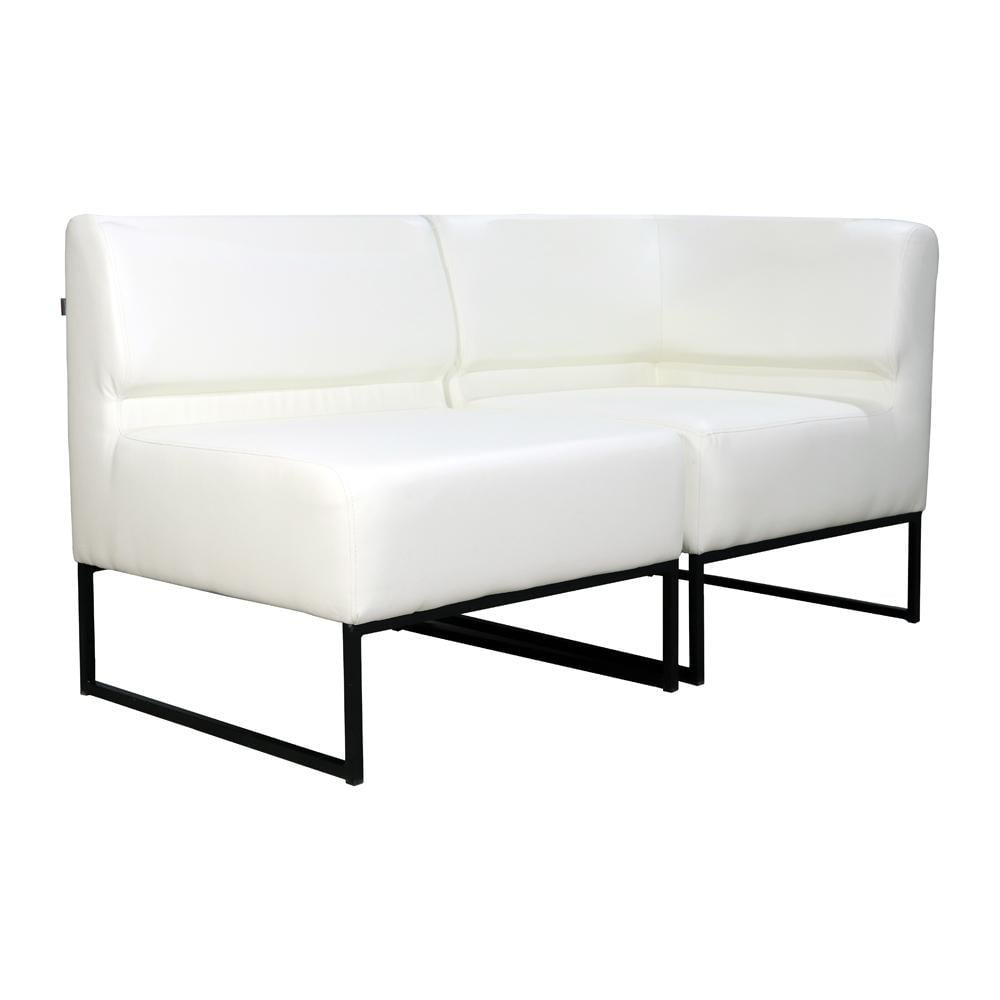 Диван модульный Lounge экокожа Cloud 154х77х83 см White (rich_sofa_00420)