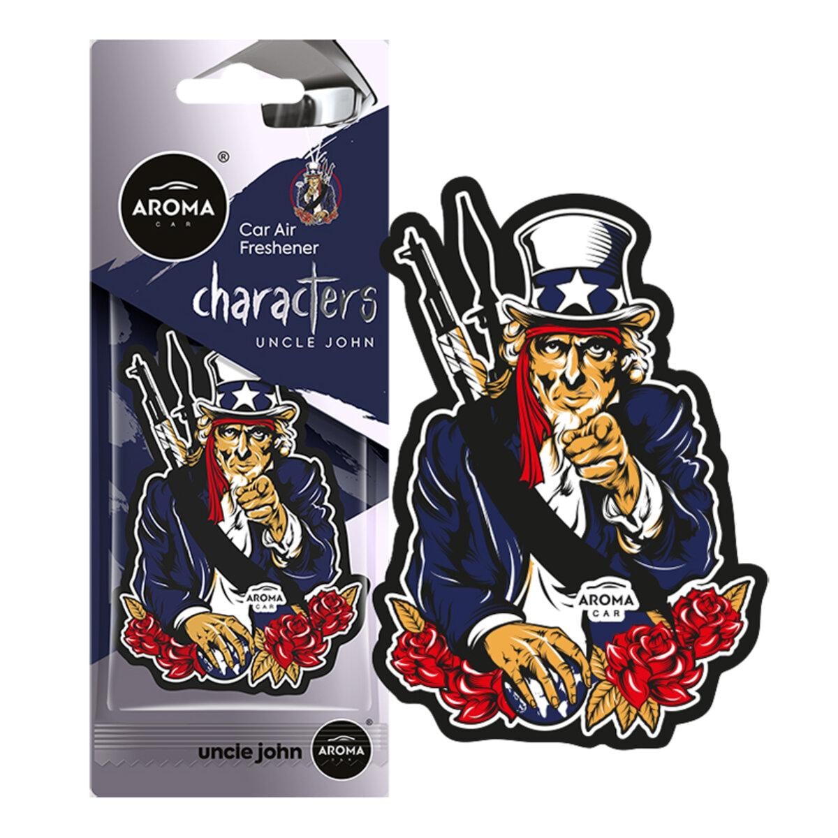 Ароматизатор Aroma Car Cellulose Characters - Uncle John