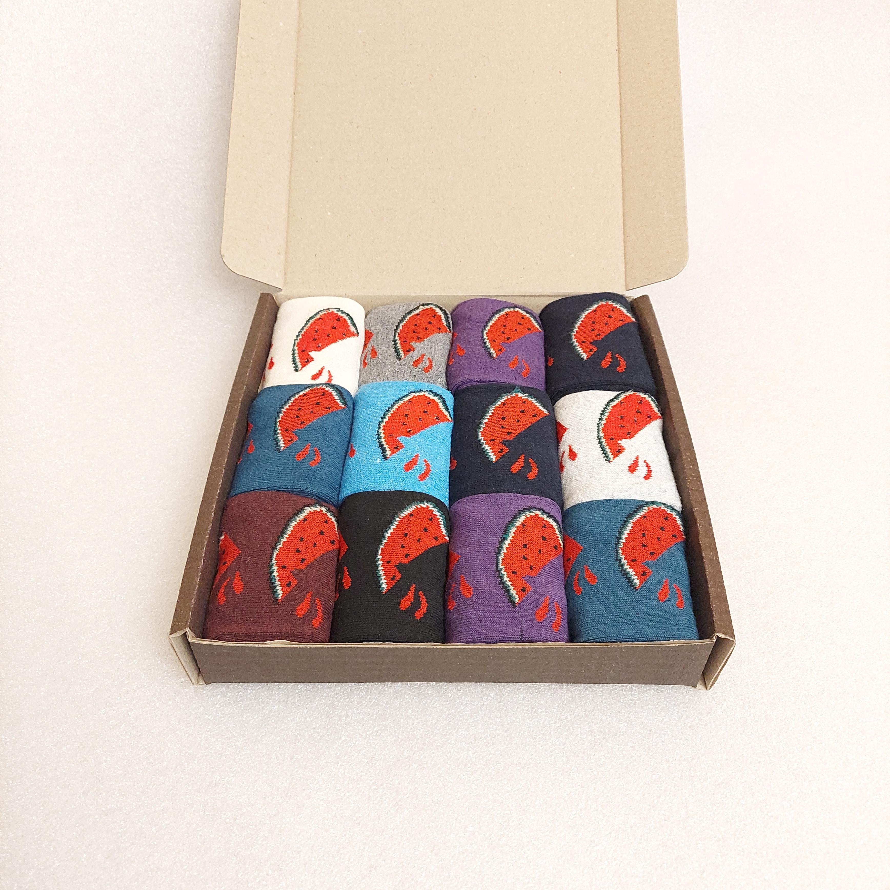 Набор носки женские демисезонные Житомир Watermelon 12 пар р. 40 Разноцветные (0516)