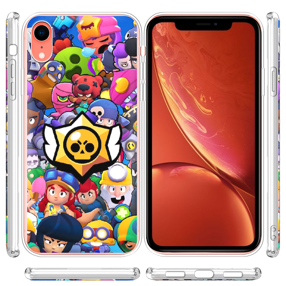 Чохол Boxface iPhone XR Brawl Stars Прозорий силікон (35417-up2389-35417) - фото 3