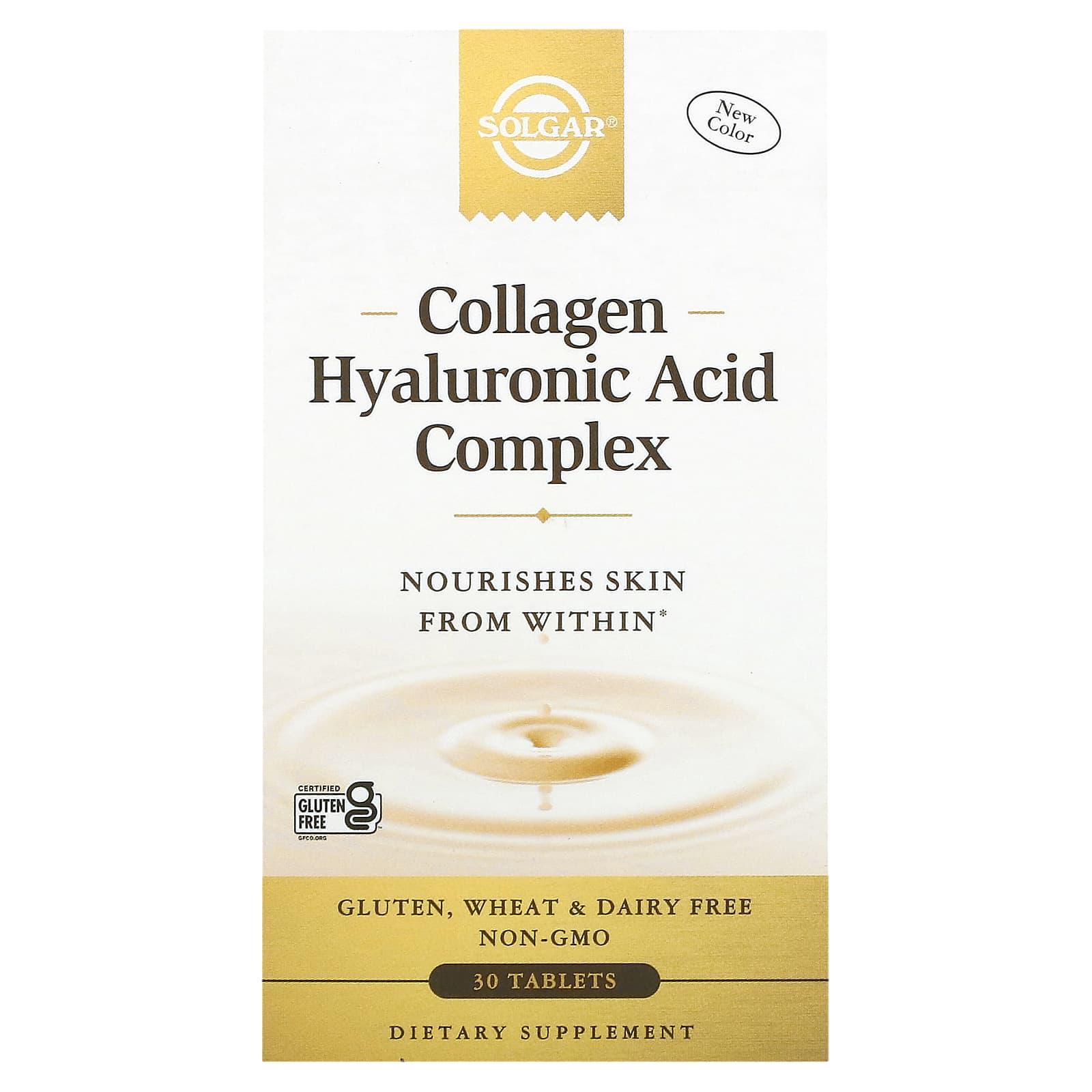 Колаген Solgar Collagen Hyaluronic Acid Complex 30 таблеток (1099)