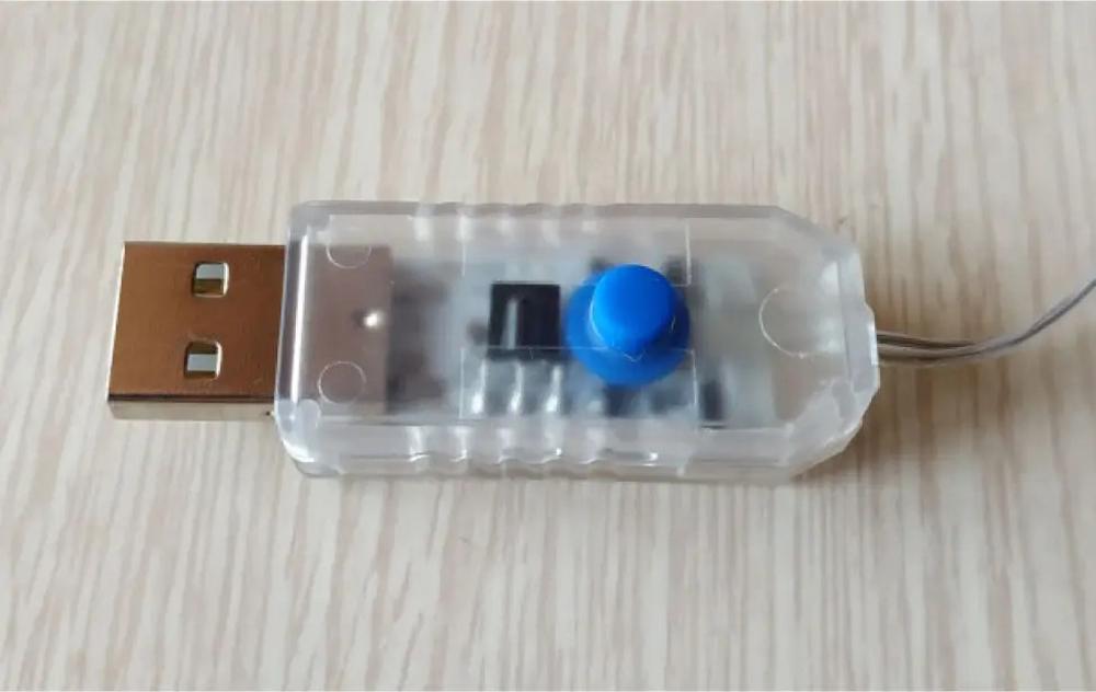 Реле USB для гірлянди Роса шнур 8 режимів 5V IP20 2 м ручне і дистанційно з пульта ДУ - фото 8