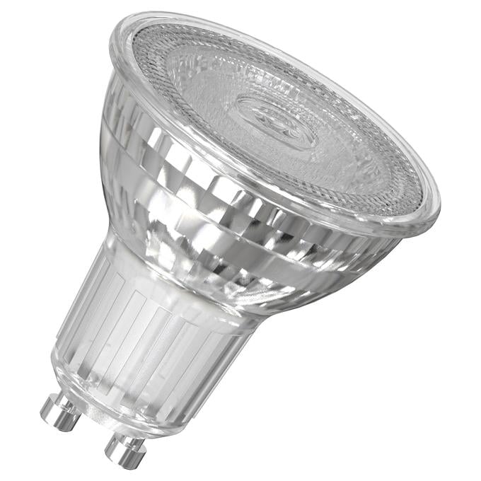 Світлодіодна лампа Osram PAR16 6,1W 230V 575lm 2700K GU10 50x54 мм рефлекторна cкляна колба (4099854457388)