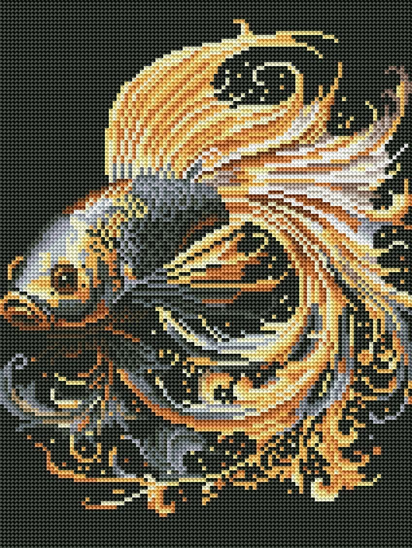 Алмазная мозаика Brushme Волшебная рыбка 30x40 см (DRBS0006)